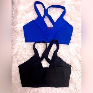 Royal blue crop top